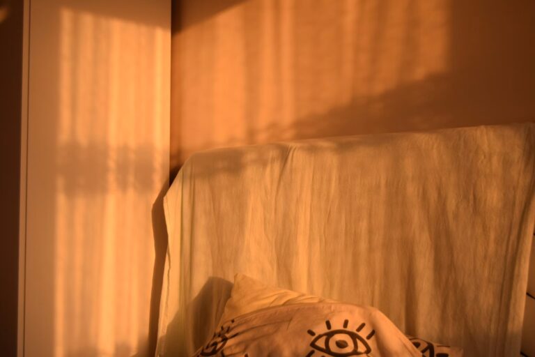 evening calm bedroom